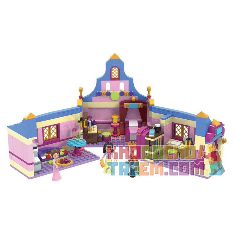 Winner 5004 non  CĂN PHÒNG CỦA CÔNG CHÚA bộ đồ chơi xếp lắp ráp ghép mô hình Snow White Princess Nàng Bạch Tuyết 460 khối