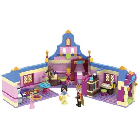 Winner 5004 non  CĂN PHÒNG CỦA CÔNG CHÚA bộ đồ chơi xếp lắp ráp ghép mô hình Snow White Princess Nàng Bạch Tuyết 460 khối