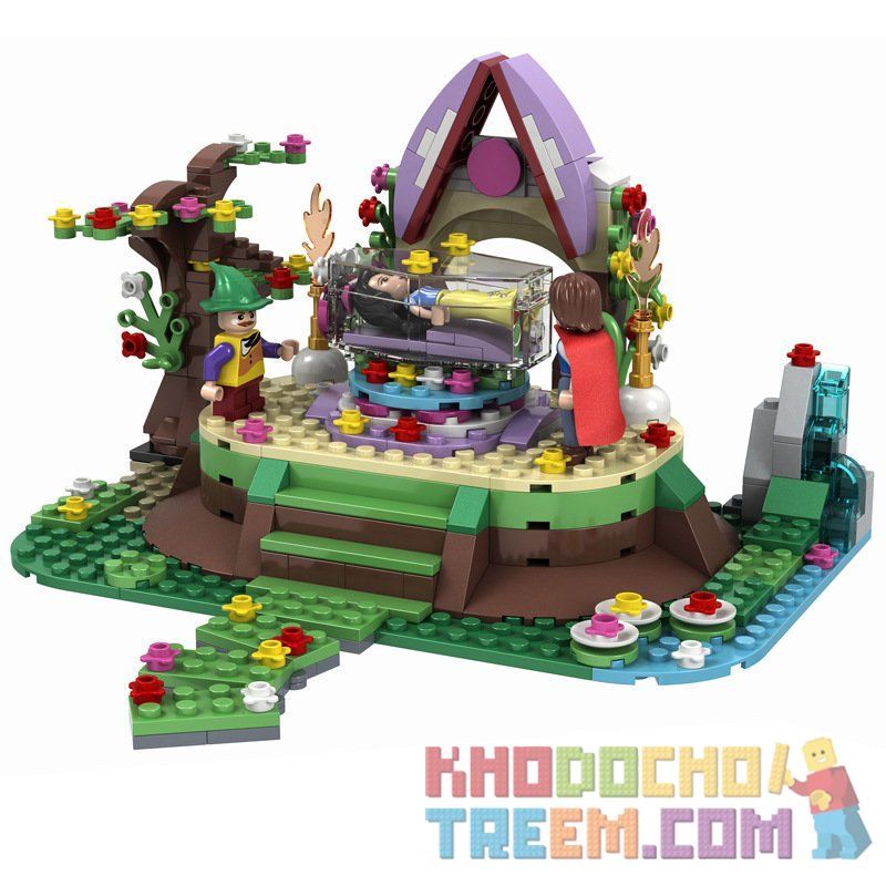 Winner 5002 non  GIẢI CỨU NÀNG BẠCH TUYẾT bộ đồ chơi xếp lắp ráp ghép mô hình Snow White Princess 460 khối