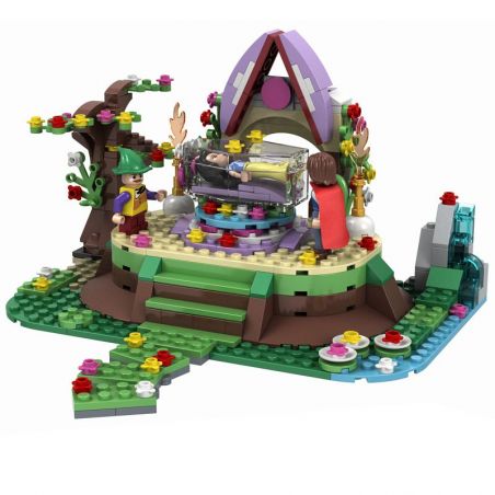 Winner 5002 non  GIẢI CỨU NÀNG BẠCH TUYẾT bộ đồ chơi xếp lắp ráp ghép mô hình Snow White Princess 460 khối