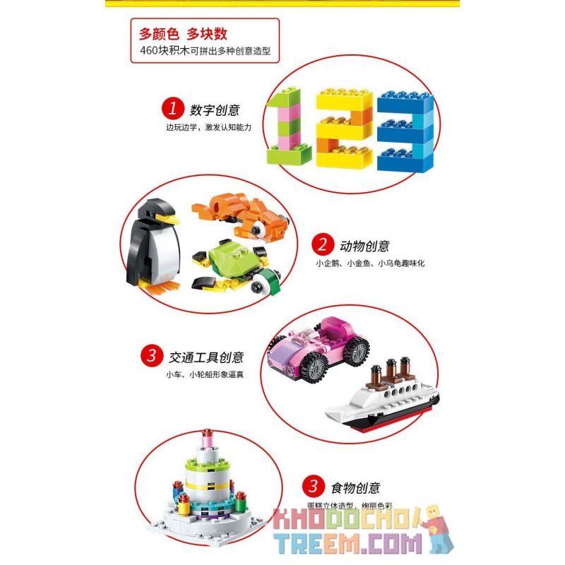 Enlighten 2901 Qman 2901 non  KÍCH THÍCH TRÍ THÔNG MINH bộ đồ chơi xếp lắp ráp ghép mô hình Classic BUILD N LEARN BOX Cổ Điển 460 khối Enlighten 2901 Qman 2901 non  KÍCH THÍCH TRÍ THÔNG MINH bộ đồ chơi xếp lắp ráp ghép mô hình Classic BUILD N LEARN BOX Cổ Điển 460 khối