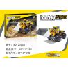 QIZHILE 23003 non  XE TẢI KỸ THUẬT bộ đồ chơi xếp lắp ráp ghép mô hình Master Bulider Cỗ Máy Xây Dựng 436 khối