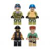 Enlighten 3205 Qman 3205 non  TẤN CÔNG TRÊN SA MẠC bộ đồ chơi xếp lắp ráp ghép mô hình Thunder Mission THUNDERMISSION Nhiệm Vụ Sấm Sét 452 khối