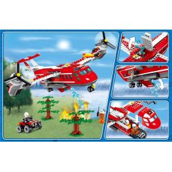 SEMBO 603038 non  MÁY BAY CỨU HỎA bộ đồ chơi xếp lắp ráp ghép mô hình Fire Rescure FIRE FRONTLINE 433 khối SEMBO 603038 non  MÁY BAY CỨU HỎA bộ đồ chơi xếp lắp ráp ghép mô hình Fire Rescure FIRE FRONTLINE 433 khối