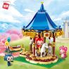 Enlighten 3903 Qman 3903 non  ĐU QUAY VUI VẺ bộ đồ chơi xếp lắp ráp ghép mô hình Ali's Small Dreamy Town Thị Trấn Nhỏ Mộng Mơ Của Ali 433 khối
