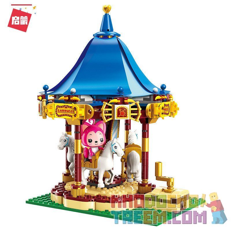 Enlighten 3903 Qman 3903 non  ĐU QUAY VUI VẺ bộ đồ chơi xếp lắp ráp ghép mô hình Ali's Small Dreamy Town Thị Trấn Nhỏ Mộng Mơ Của Ali 433 khối Enlighten 3903 Qman 3903 non  ĐU QUAY VUI VẺ bộ đồ chơi xếp lắp ráp ghép mô hình Ali's Small Dreamy Town Thị Trấn Nhỏ Mộng Mơ Của Ali 433 khối