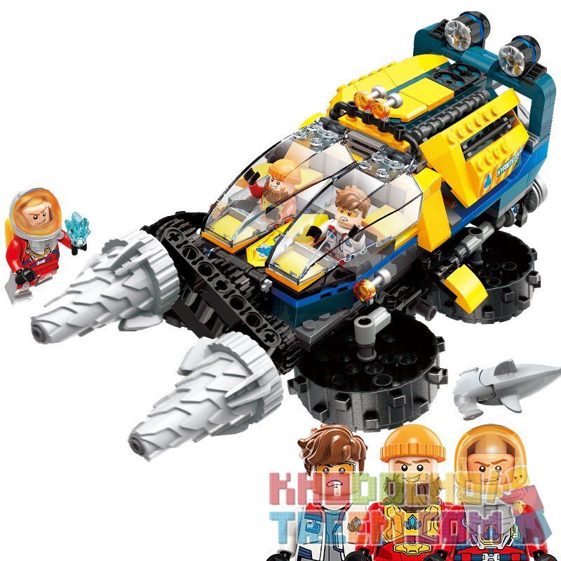 Enlighten 2415 Qman 2415 non  TÀU MŨI KHOAN THÁM HIỂM ĐẠI DƯƠNG bộ đồ chơi xếp lắp ráp ghép mô hình Kyanite Squad Đội Khai Khoáng 427 khối Enlighten 2415 Qman 2415 non  TÀU MŨI KHOAN THÁM HIỂM ĐẠI DƯƠNG bộ đồ chơi xếp lắp ráp ghép mô hình Kyanite Squad Đội Khai Khoáng 427 khối