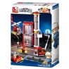 SLUBAN M38-B0628 B0628 0628 M38B0628 38-B0628 non  TRUNG TÂM HUẤN LUYỆN CỨU HỎA bộ đồ chơi xếp lắp ráp ghép mô hình Fire Rescure FIRE STATION TRAINING CENTER 425 khối