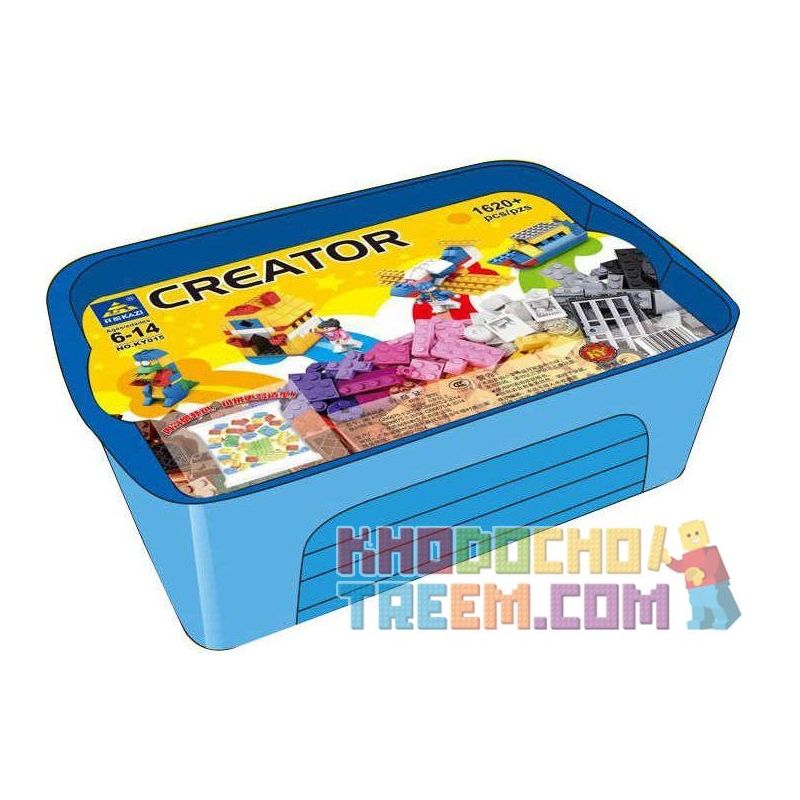 Kazi KY015 non  SÁNG TẠO bộ đồ chơi xếp lắp ráp ghép mô hình Creator 1620 khối