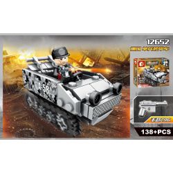 SEMBO 12652 12653 12654 12655 Xếp hình kiểu Lego MILITARY ARMY Front Of The War Chiến Tranh gồm 4 hộp nhỏ 424 khối