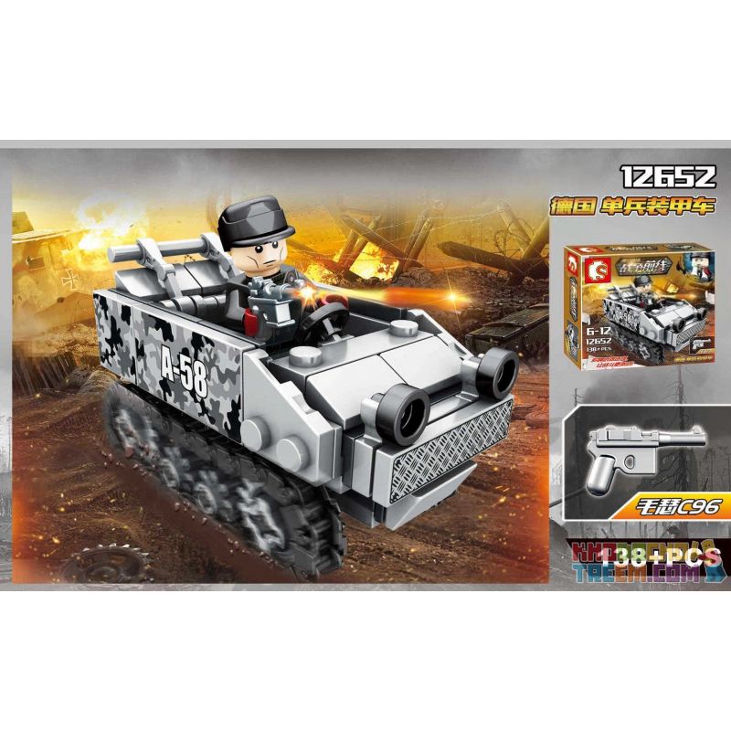 SEMBO WEKKI VIGGI 12652 12653 12654 12655 non  CUỘC CHIẾN CỦA NGƯỜI NHIỆN bộ đồ chơi xếp lắp ráp ghép mô hình Military Army FRONT OF THE WAR Quân Sự Bộ Đội 424 khối