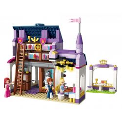 Enlighten 2608 Qman 2608 non  THƯ VIỆN HOÀNG GIA bộ đồ chơi xếp lắp ráp ghép mô hình Prinecess Leah PRINECESS LEAH POYAL LIBRARY Công Chúa Leah 423 khối