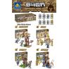 Kazi KY5204 5204 non  THẾ GIỚI LA MÃ bộ đồ chơi xếp lắp ráp ghép mô hình Medieval Castle ROMAN WORLD Chiến Tranh Trung Cổ 423 khối