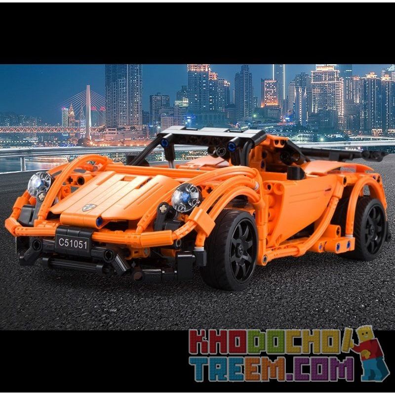 DOUBLEE CADA C51051 51051 non  SIÊU XE 918 SPYDER bộ đồ chơi xếp lắp ráp ghép mô hình  Kỹ Thuật Công Nghệ Cao Mô Hình Phương Tiện 421 khối