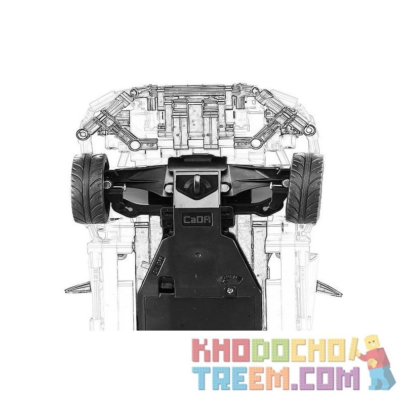 DOUBLEE CADA C51051 51051 non  SIÊU XE 918 SPYDER bộ đồ chơi xếp lắp ráp ghép mô hình  Kỹ Thuật Công Nghệ Cao Mô Hình Phương Tiện 421 khối