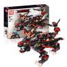 MouldKing 13021 Mould King 13021 non  QUỶ VƯƠNG CHIẾN LONG bộ đồ chơi xếp lắp ráp ghép mô hình The  Ninjago Movie DRAGON GONGFU KING DEVIL Ninja Lốc Xoáy 410 khối