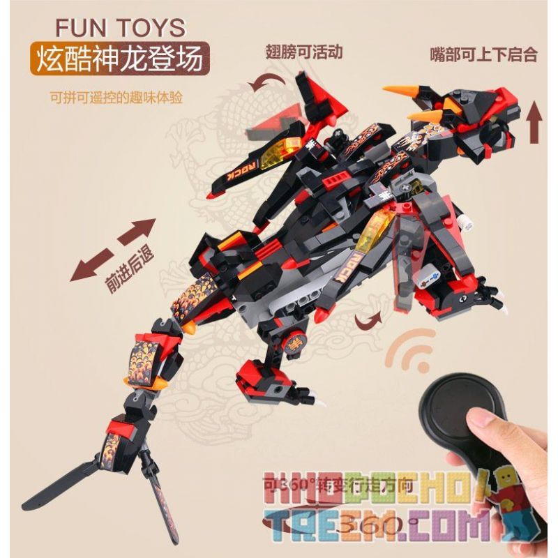 MouldKing 13021 Mould King 13021 non  QUỶ VƯƠNG CHIẾN LONG bộ đồ chơi xếp lắp ráp ghép mô hình The  Ninjago Movie DRAGON GONGFU KING DEVIL Ninja Lốc Xoáy 410 khối