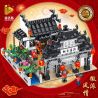PanlosBrick 610002 Panlos Brick 610002 non  NHÀ CỔ HUỆ CHÂU bộ đồ chơi xếp lắp ráp ghép mô hình Modular Buildings Mô Hình Nhà Cửa 1872 khối