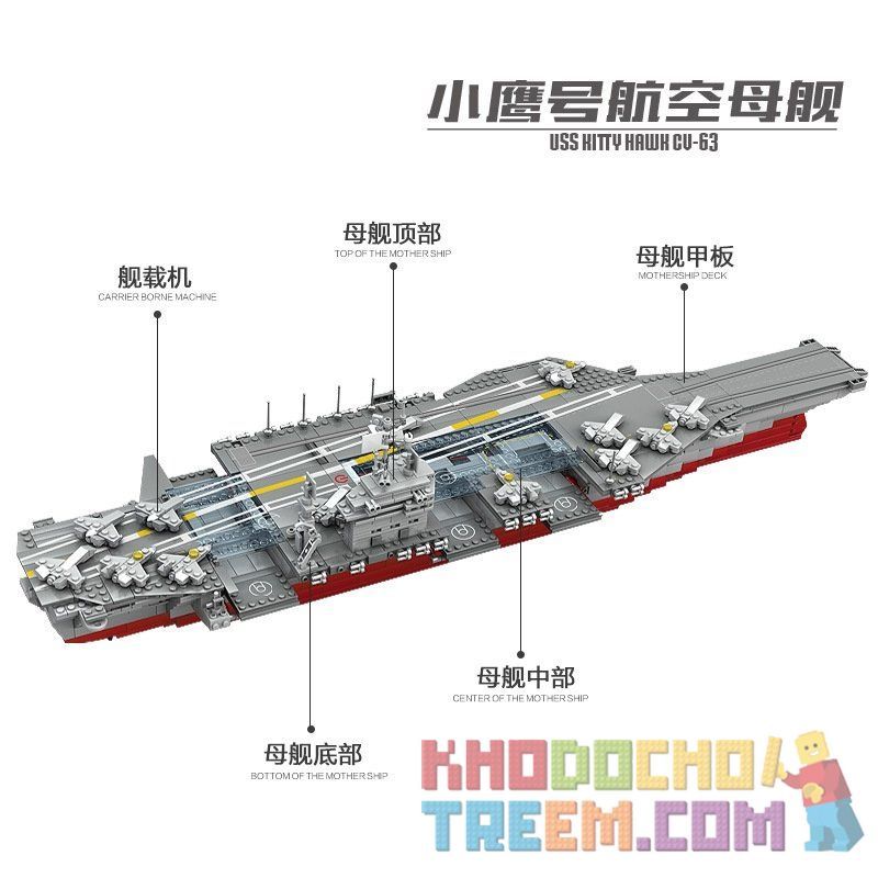 Kazi KY10002 10002 non  TÀU SÂN BAY KITTY HAWK CV-63 tỷ lệ 1:400 bộ đồ chơi xếp lắp ráp ghép mô hình Military Army USS KITTY HAWK CV-63 Quân Sự Bộ Đội 1868 khối Kazi KY10002 10002 non  TÀU SÂN BAY KITTY HAWK CV-63 tỷ lệ 1:400 bộ đồ chơi xếp lắp ráp ghép mô hình Military Army USS KITTY HAWK CV-63 Quân Sự Bộ Đội 1868 khối