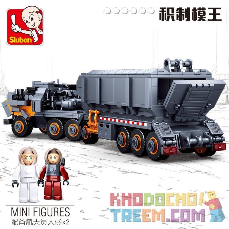 SLUBAN M38-B0787 B0787 0787 M38B0787 38-B0787 non  XE TẢI HẠNG NẶNG bộ đồ chơi xếp lắp ráp ghép mô hình The Wandering Earth EARTHTRUCK Lưu Lạc Địa Cầu 826 khối