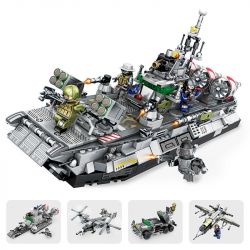 SEMBO 12173 12170 12171 12172 non  LỰC LƯỢNG HẢI QUÂN bộ đồ chơi xếp lắp ráp ghép mô hình Military Army NAVAL CLAN Quân Sự Bộ Đội 701 khối