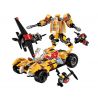 Enlighten 3404 Qman 3404 non  XE ĐUA VÀNG BIỂN ĐỔI THÀNH NGƯỜI MÁY CHIẾN ĐẤU bộ đồ chơi xếp lắp ráp ghép mô hình Power Squad Biệt Đội Siêu Đẳng 622 khối