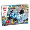 Enlighten 3405 Qman 3405 non  XE ĐỊA HÌNH PHÁ BĂNG bộ đồ chơi xếp lắp ráp ghép mô hình Power Squad Biệt Đội Siêu Đẳng 596 khối