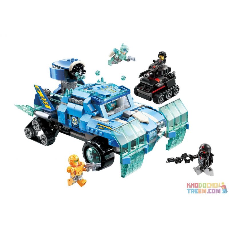 Enlighten 3405 Qman 3405 non  XE ĐỊA HÌNH PHÁ BĂNG bộ đồ chơi xếp lắp ráp ghép mô hình Power Squad Biệt Đội Siêu Đẳng 596 khối Enlighten 3405 Qman 3405 non  XE ĐỊA HÌNH PHÁ BĂNG bộ đồ chơi xếp lắp ráp ghép mô hình Power Squad Biệt Đội Siêu Đẳng 596 khối
