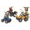 Winner 8051 non  CHIẾN ĐẤU VỚI KHỦNG LONG bộ đồ chơi xếp lắp ráp ghép mô hình Jurassic World DINOSAUR CAPTURE JEEP Thế Giới Khủng Long 440 khối