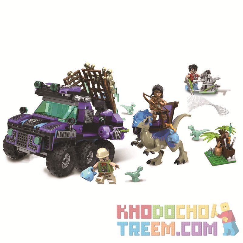 Winner 8050 non  THẾ GIỚI KHỦNG LONG bộ đồ chơi xếp lắp ráp ghép mô hình Jurassic World DINOSAUR CAPTURE SUV 422 khối Winner 8050 non  THẾ GIỚI KHỦNG LONG bộ đồ chơi xếp lắp ráp ghép mô hình Jurassic World DINOSAUR CAPTURE SUV 422 khối