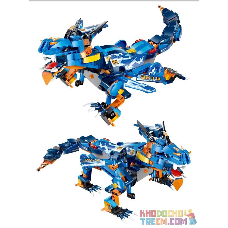 MouldKing 13018 Mould King 13018 non  THUNDERBOLT. bộ đồ chơi xếp lắp ráp ghép mô hình The  Ninjago Movie DRAGON GONGFU KING MINE Ninja Lốc Xoáy 410 khối