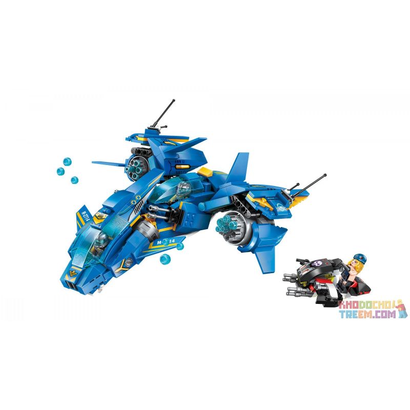 Enlighten 2714 Qman 2714 non  NÀNG TIÊN bộ đồ chơi xếp lắp ráp ghép mô hình The High-Tech Era Kỷ Nguyên Công Nghệ Cao 406 khối