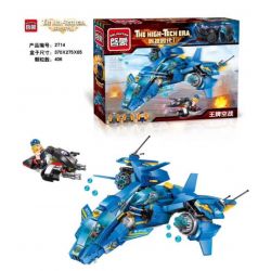 Enlighten 2714 Qman 2714 non  NÀNG TIÊN bộ đồ chơi xếp lắp ráp ghép mô hình The High-Tech Era Kỷ Nguyên Công Nghệ Cao 406 khối