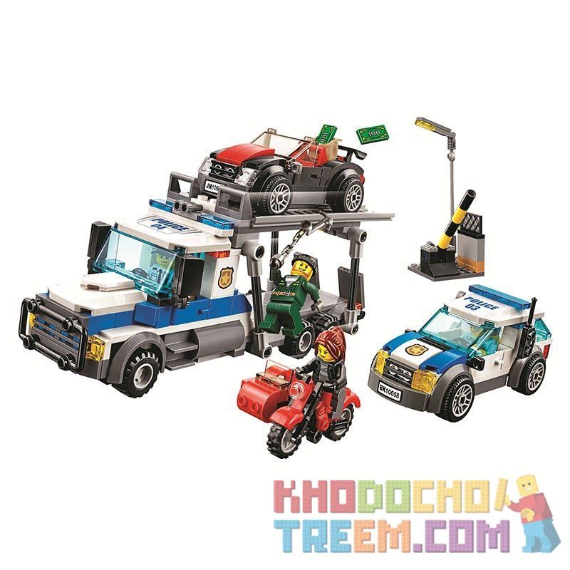 NOT Lego AUTO TRANSPORT HEIST 60143 Bela 10658 Lari 10658 xếp lắp ráp ...