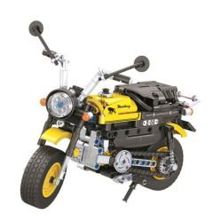 Winner 7071 Xếp hình kiểu Lego TECHNIC The Mini Monkey Motorcycle Mini Motorcycle 1 6 Xe Mô Tô Phân Khối Lớn 402 khối