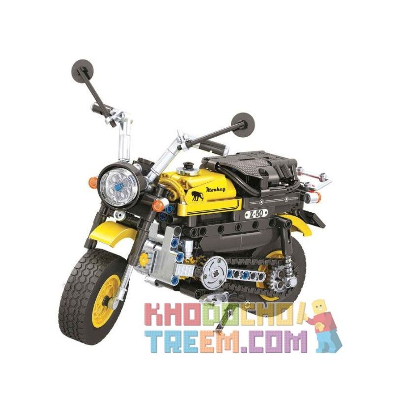 Winner 7071 non  XE MÔ TÔ PHÂN KHỐI LỚN tỷ lệ 1:6 bộ đồ chơi xếp lắp ráp ghép mô hình  THE MINI MONKEY MOTORCYCLE Kỹ Thuật Công Nghệ Cao Mô Hình Phương Tiện 402 khối