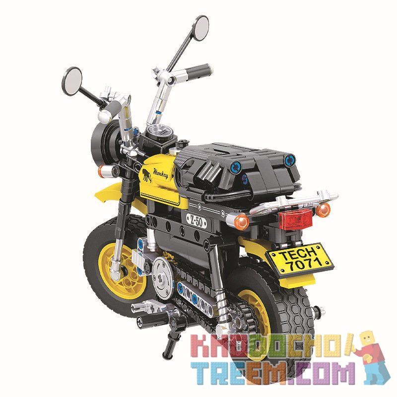 Winner 7071 non  XE MÔ TÔ PHÂN KHỐI LỚN tỷ lệ 1:6 bộ đồ chơi xếp lắp ráp ghép mô hình  THE MINI MONKEY MOTORCYCLE Kỹ Thuật Công Nghệ Cao Mô Hình Phương Tiện 402 khối