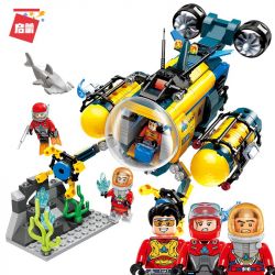Enlighten 2414 Qman 2414 non  TÀU NGẦM EXPLORER bộ đồ chơi xếp lắp ráp ghép mô hình Kyanite Squad Đội Khai Khoáng 401 khối Enlighten 2414 Qman 2414 non  TÀU NGẦM EXPLORER bộ đồ chơi xếp lắp ráp ghép mô hình Kyanite Squad Đội Khai Khoáng 401 khối