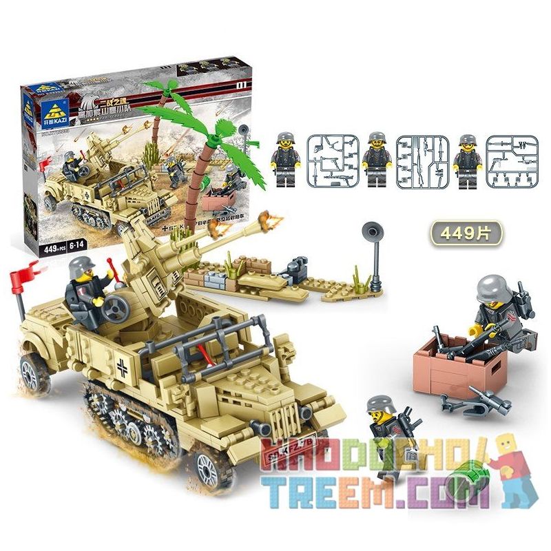 Kazi KY82033 82033 KY82034 82034 KY82035 82035 KY82036 82036 non  ĐẠI CHIẾN TRÊN SA MẠC bộ đồ chơi xếp lắp ráp ghép mô hình Military Army EAGLECORPS Quân Sự Bộ Đội 1764 khối