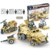 Kazi KY82033 82033 KY82034 82034 KY82035 82035 KY82036 82036 non  ĐẠI CHIẾN TRÊN SA MẠC bộ đồ chơi xếp lắp ráp ghép mô hình Military Army EAGLECORPS Quân Sự Bộ Đội 1764 khối