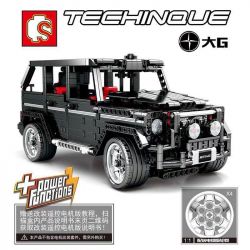 SEMBO 701960 non  XE SUV MERCEDES bộ đồ chơi xếp lắp ráp ghép mô hình  BENZ-G500 Kỹ Thuật Công Nghệ Cao Mô Hình Phương Tiện 1343 khối