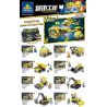Kazi KY80460 80460 non  MÁY MÓC CÔNG TRƯỜNG bộ đồ chơi xếp lắp ráp ghép mô hình Creator CONSTRUCTION Sáng Tạo 905 khối