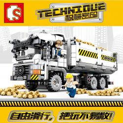 SEMBO 701704 non  XE TẢI NÂNG THÙNG bộ đồ chơi xếp lắp ráp ghép mô hình  TECHINQUE Kỹ Thuật Công Nghệ Cao Mô Hình Phương Tiện 799 khối