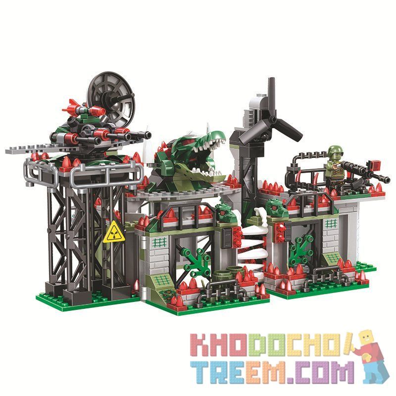 Winner 5063 Xếp hình kiểu Lego CROCODILE SPECIAL FORCES Magic Crocodile Team Magic Crocodile Main Battle Command Base Pháo đài Cá Sấu 596 khối Winner 5063 Xếp hình kiểu Lego CROCODILE SPECIAL FORCES Magic Crocodile Team Magic Crocodile Main Battle Command Base Pháo đài Cá Sấu 596 khối