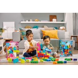  Mega Bloks Mega Bloks DCH62 First Builders® Big Building Bag (Pink) Xếp hình Bộ Xếp Hình Khối Siêu Lớn Đầu Tiên Màu Hồng 80 khố