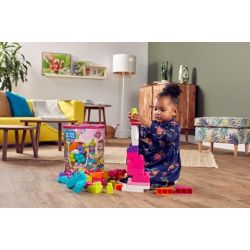  Mega Bloks Mega Bloks DCH62 First Builders® Big Building Bag (Pink) Xếp hình Bộ Xếp Hình Khối Siêu Lớn Đầu Tiên Màu Hồng 80 khố