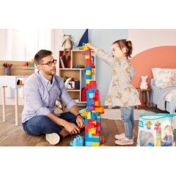  Mega Bloks Mega Bloks DCH63 First Builders® Big Building Bag Xếp hình Bộ Xếp Hình Khối Siêu Lớn Đầu Tiên 80 khối