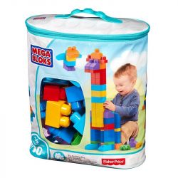  Mega Bloks Mega Bloks DCH63 First Builders® Big Building Bag Xếp hình Bộ Xếp Hình Khối Siêu Lớn Đầu Tiên 80 khối