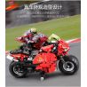 DOUBLEE CADA C51024 51024 non  XE MÔ TÔ ĐUA ĐỎ bộ đồ chơi xếp lắp ráp ghép mô hình  DETECH Kỹ Thuật Công Nghệ Cao Mô Hình Phương Tiện 484 khối