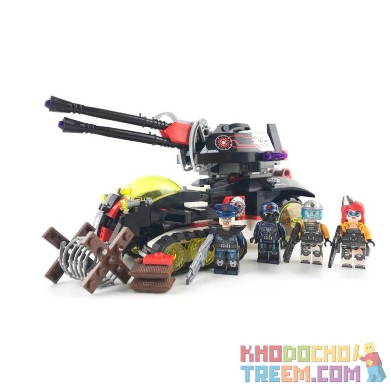 Enlighten 2715 Qman 2715 non  XE TĂNG CÔNG NGHỆ CAO bộ đồ chơi xếp lắp ráp ghép mô hình The High-Tech Era Kỷ Nguyên Công Nghệ Cao 399 khối